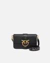 Pinko Mini Love Bag Slouchy Shoulder Bag In Leather With Two Straps In Multi