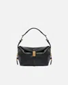 Pinko Saddle Bag Small Leather Shoulder Bag In Black