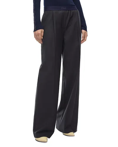 Pinko Phaius Drawstring Pants In Deep Navy Blue