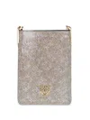 Pinko Phone Holder In Neutral