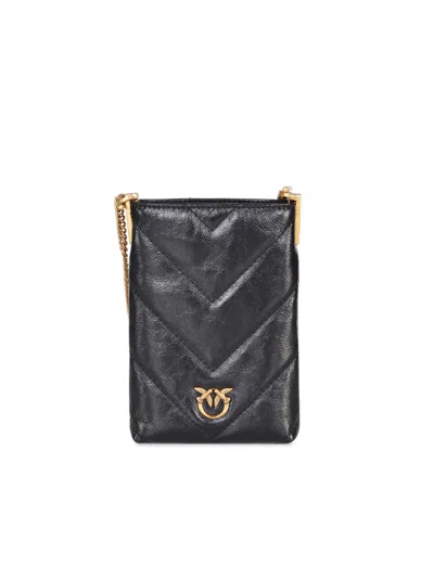 Pinko Phone Holder In Black
