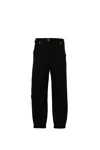 Pinko Tapered-leg Jersey Trousers In Black