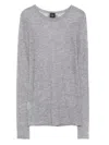 Pinko Pico Sweater In Gray