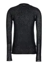 Pinko Pico Maglia Ultrafine Wool In Black