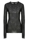Pinko Pico Sweater In Black