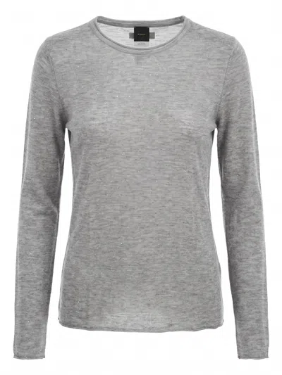 Pinko Pico Sweater In Gray