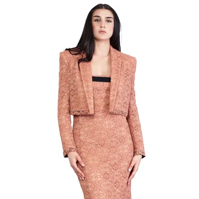 Pinko O Cotton Suits & Women's Blazer In Pink