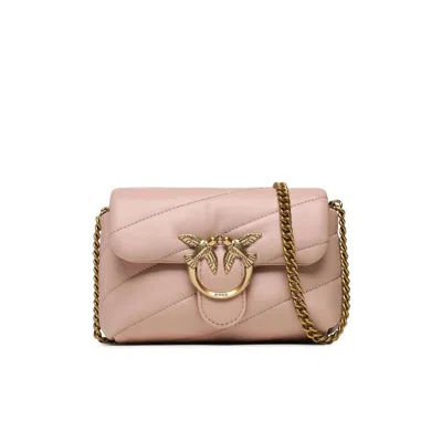 Pinko Pink Leather Handbag