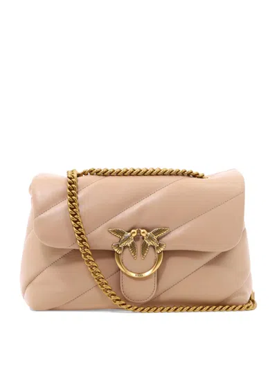 Pinko Pink Love Classic Puff Shoulder Handbag For Women (ss24)