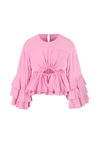 Pinko Kids' Pink Top For Girl