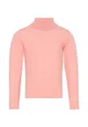Pinko Roll-neck Sweater In Pink