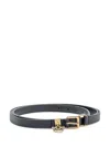 Pinko Belt With Love Birds Buckle In Black