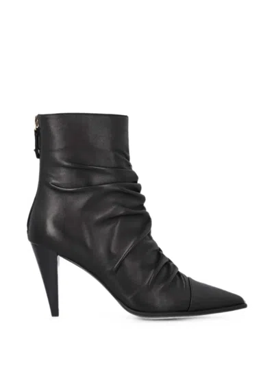 Pinko Black Goat Leather Pumps