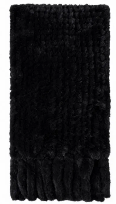 Pinko Black Polyester Scarf