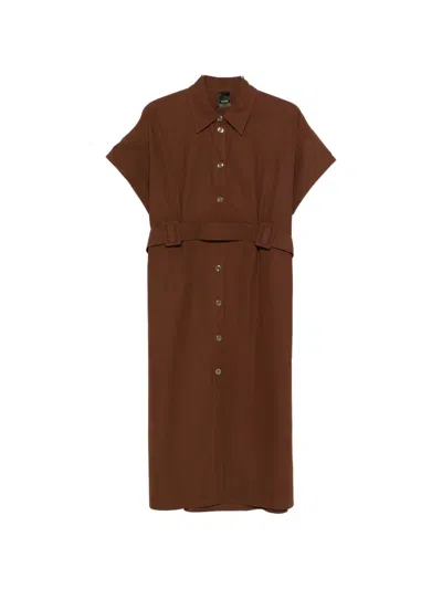 Pinko Brown Short Dress