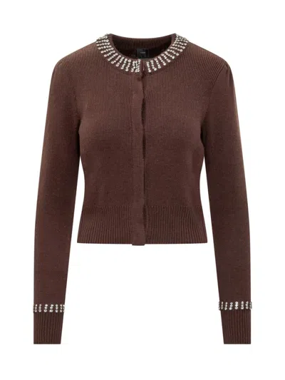 Pinko Cardigan In Brown