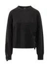 Pinko Lace Insert Sweater In Black