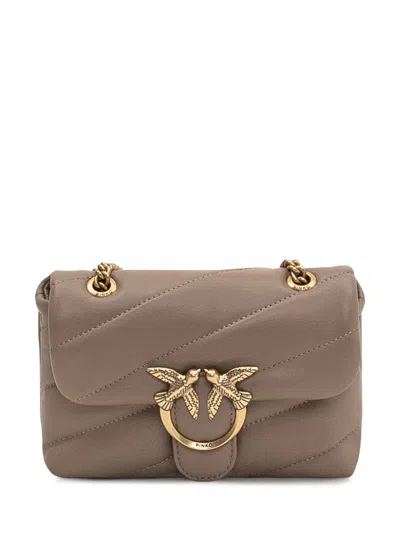 Pinko Love Puff Baby Bag In Beige In Sand