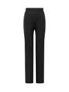 Pinko Straight Black Trousers In Black