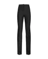 Pinko Pinstriped Flared Tailored Trousers In Black