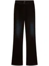 Pinko Pinter Denim Trousers In Blue