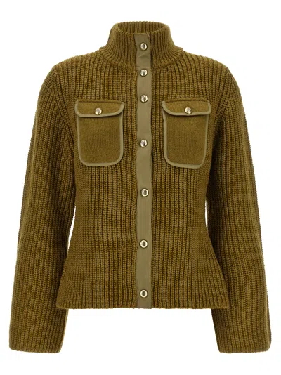 Pinko 'pispiglio' Cardigan In Green