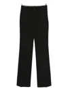 Pinko Belt Loop Trousers In Black
