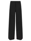 Pinko Trousers Blacks And Greys In Black