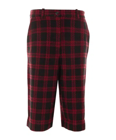 Pinko Plaid Shorts In Multi