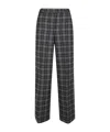 Pinko High-waisted Black Trousers With Tailored Silhouette In Multi