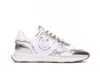 Pinko Low Top Sneakers Metallic Finish In Metallic