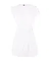 Pinko Asymmetric Hem Belted Waist Mini Dress