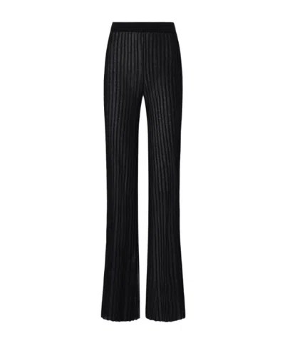 PINKO PLEATED FLARED TROUSERS