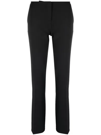 Pinko Pleated Flared Trousers In Z99 Black