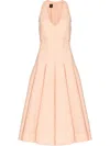 Pinko Robe Midi En Popeline Technique