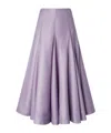 Pinko Midirock Mit Falten In Purple