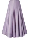 Pinko Midirock Mit Falten In Violett