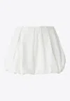 Pinko Pleated Mini Skirt In White