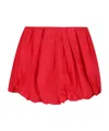 Pinko Bubble Hem High Waist Pleated Skirt In Multicolor
