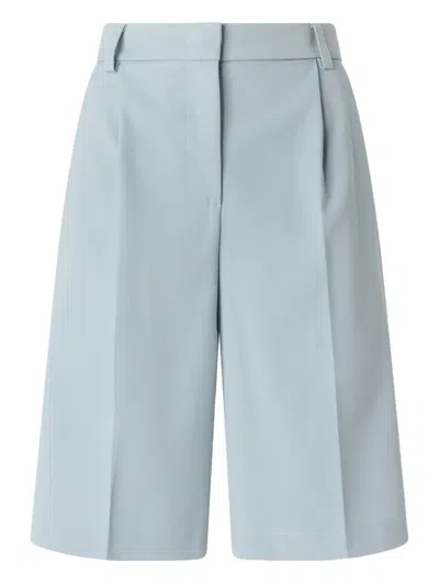 Pinko Shorts Mit Bundfalten In Blue