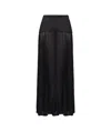Pinko Pleated Skirt In Black