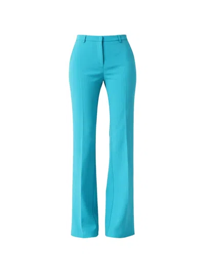 Pinko Pleated Trousers In Blue