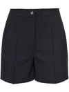 PINKO PLEATED TWILL SHORTS