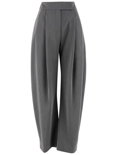 PINKO PLEATED WIDE-LEG TROUSERS