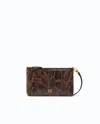 Pinko - Pochette À Bandoulière Mini Flat Horizontal En Cuir Embossé Python