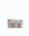Pinko - Pochette À Bandoulière Mini Flat Horizontal En Cuir Embossé Python