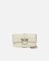Pinko Pocket Love Bag One Simply In Blanc+blanc-vieil Argent