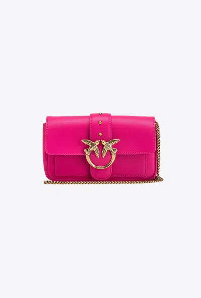Pinko Pocket Love Bag One Simply In  Pink-antique Gold