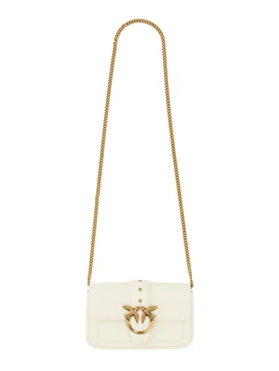 Pinko Pocket Love One Bag In White