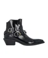 Pinko Pointed Ankle Boots In Black